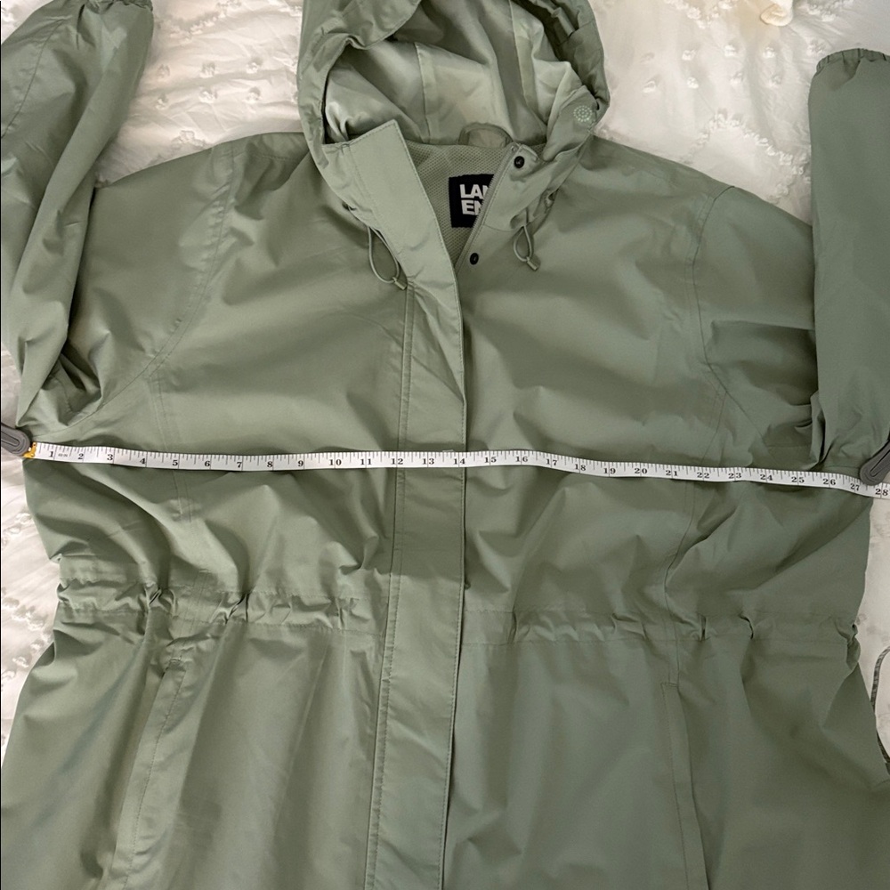 Landsend Squall Packable Waterproof Raincoat Lily… - image 4